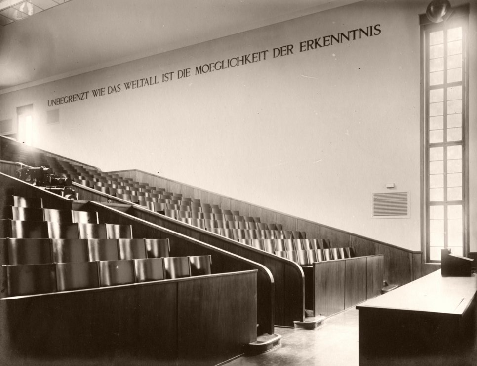 Großer Hörsaal im Ursprungszustand