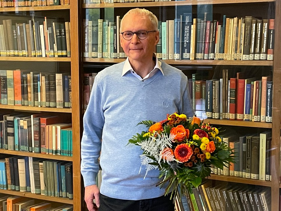 Nach 40 Jahren am Bad Nauheimer Max-Planck-Institut in den wohlverdienten Ruhestand verabschiedet: Helmut Kreuzer