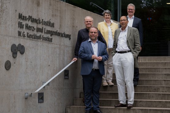 Hessian Science Minister Timon Gremmels visits the Max Planck Institute for Heart and Lung Research in Bad Nauheim