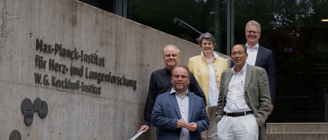 Hessian Science Minister Timon Gremmels visits the Max Planck Institute for Heart and Lung Research in Bad Nauheim