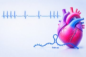 Die nicht-kodierende RNA TRDN-AS spielt eine wichtige Rolle für den stabilen Herzrhythmus. Sie reguliert die Bildung verschiedener Varianten des Proteins Triadin und beeinflusst damit die Calciumfreisetzung in Herzmuskelzellen. Ist TRDN-AS vermindert, kann dies die Calciumregulation stören und die Entstehung von Herzrhythmusstörungen begünstigen.
