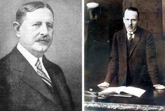 William G. Kerckhoff und Franz M. Grödel William G. Kerckhoff und Franz M. Grödel